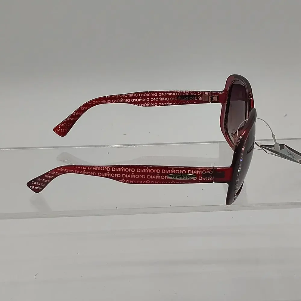 219 diamond eyewear red sunglasses
